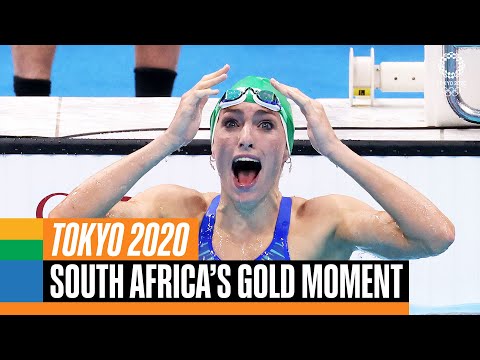 🇿🇦 🥇 South Africa's gold medal moment at 