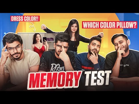 Memory Test Challenge ft. S8UL 🤩