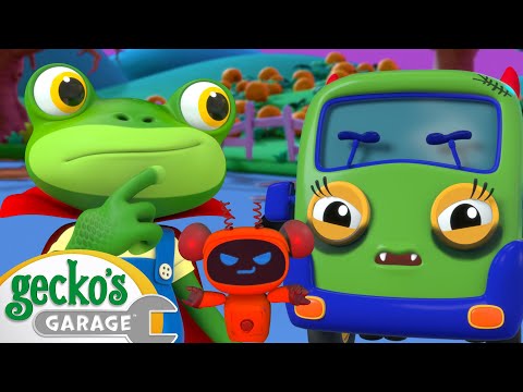 What's That Spooky Noise? | Go Gecko's Garage! | Kids Cartoons