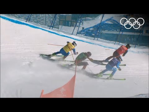 ⛷  Freestyle Skiing Beijing 2022 | Men's ski cross highlights