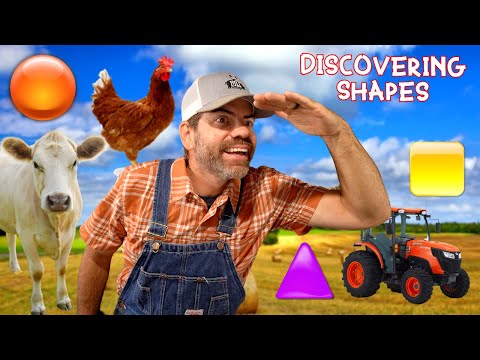 Shape Hunting Adventure on the Farm! (Educational Kids' Video)