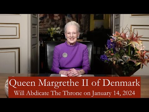 Queen Margrethe II of Denmark ABDICATES The Throne!  