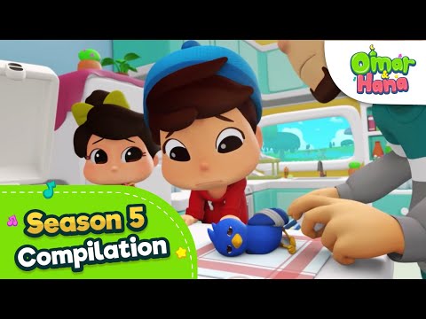 Compilation Season 5 NEW | Islamic Series &amp;amp; Songs For Kids | Omar &amp;amp; Hana English