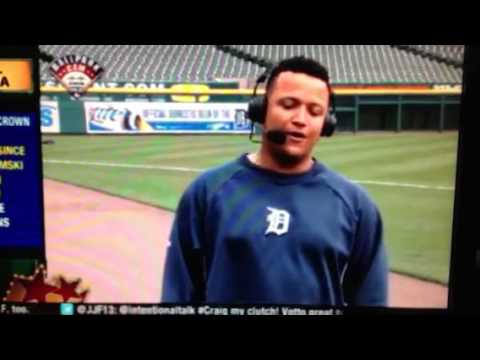 Miggy imitates Jim Leyland