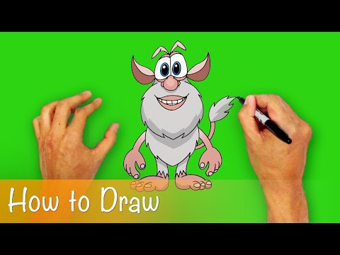 How to draw Booba? - Step-by-Step Art Lesson