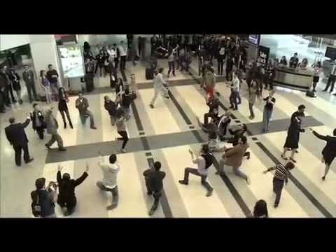 Beirut Duty Free Rocks Airport with Dabke Dance - Flash Mob | دبكة في مطار بيروت