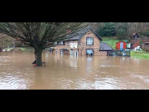 Day3 boat Public House well under water from floods 4/1/24