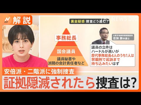 【裏金疑惑】もし証拠隠滅されたら捜査は？「一時的には非常に痛手だがむしろ&hellip;」若狭勝弁護士に聞く【Ｎスタ解説】｜TBS&nbsp;NEWS&nbsp;DIG