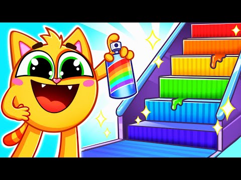 Rainbow Magic Stairs 🌈| Songs for Kids by Toonaland