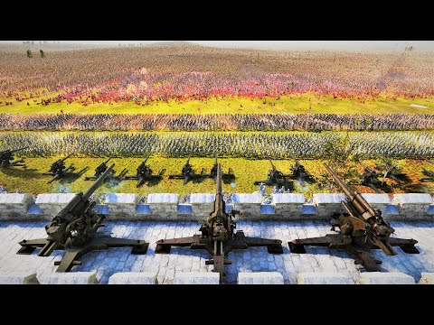 6,000,000 Romans, Spartans &amp; Mongols Invade MODERN ARMY ARTILLERY Base - UEBS 2 | BATTLE SIMULATOR 2