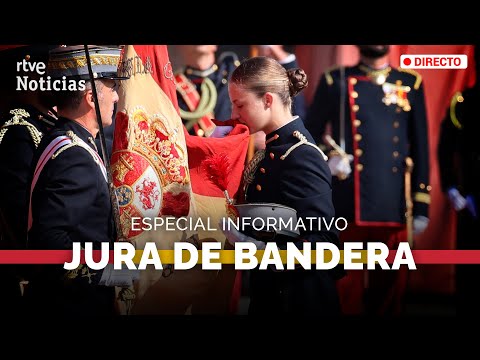 LEONOR: La PRINCESA JURA BANDERA en un acto presidido por los REYES | RTVE Noticias