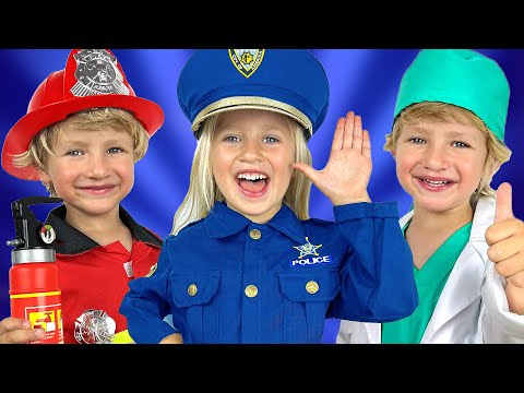 Jobs and Career Song + more Kids Songs by Katya and Dima