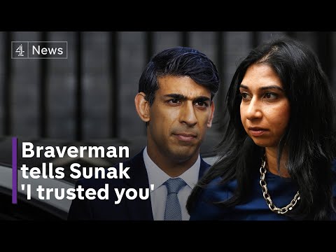 &amp;lsquo;I trusted you&amp;rsquo; - Suella Braverman delivers brutal resignation letter to Rishi Sunak