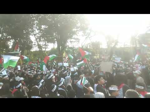 aksi solidaritas bela palestina yang terjadi di makassar