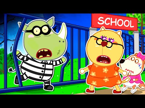 🔴 LIVE: Bad Guy Broke Into School, Lucy! - Zoombie Dance | Wolfoo Family