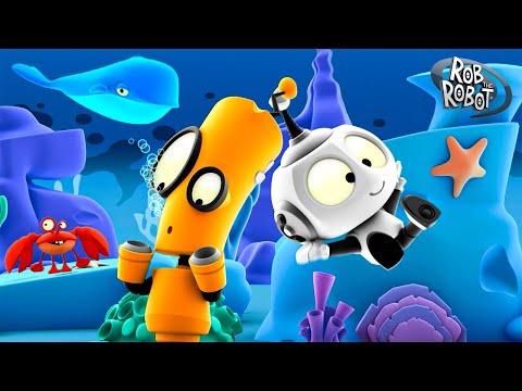 Rob and Friends Learn about Animals Under the Sea! ? | Rob The Robot | Preschool Learning