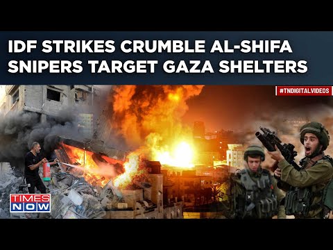 Israel Snipers, Tanks Target Gaza Shelters|Hamas Refused IDF Fuel Offer|Hospitals Now Human Shields?