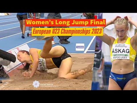 Women's Long Jump Final, European U23 Championships 2023