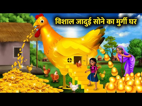 विशाल जादुई सोने का मुर्गी घर।Vishal jaadui sone ka murgi ghr।magical gold hen moral story in Hindi