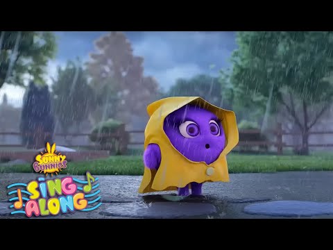 SUNNY BUNNIES - RAINY DAY SONG | SING ALONG Season 1 | Nursery Rhymes