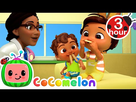 3 HOUR COMPILATION Visit to the Doctor's Office | CoComelon Nursery Rhymes &amp; Kids Song