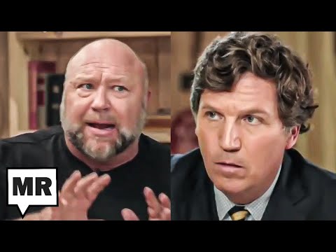 Alex Jones Helps Tucker Carlson Hit Rock Bottom