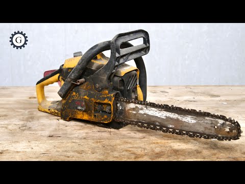 2-Stroke Engine Chainsaw Restoration | Ryobi ESK 3500