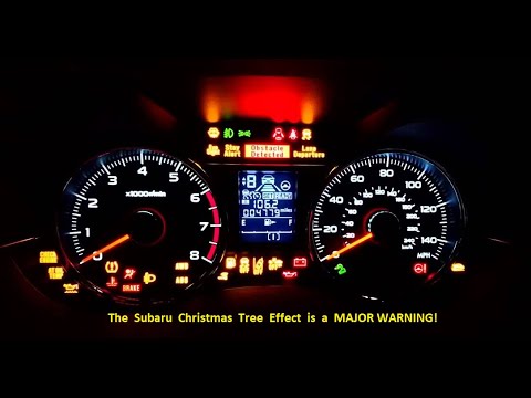 ALL Warning Lights ON (christmas tree) Disableing EyeSight Safety!  Is NOT ok - Its DANGEROUS!!!