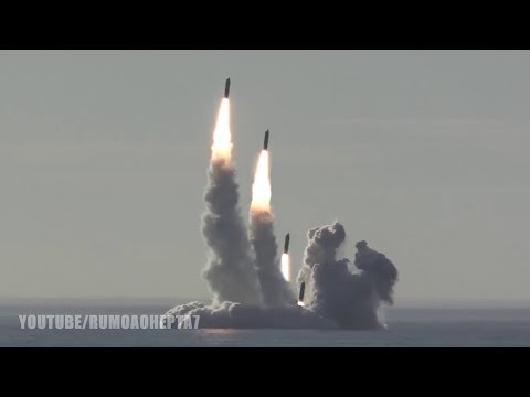 Russia&rsquo;s Nuclear Submarine Successfully Test-Fires 4 Bulava intercontinental Ballistic Missiles