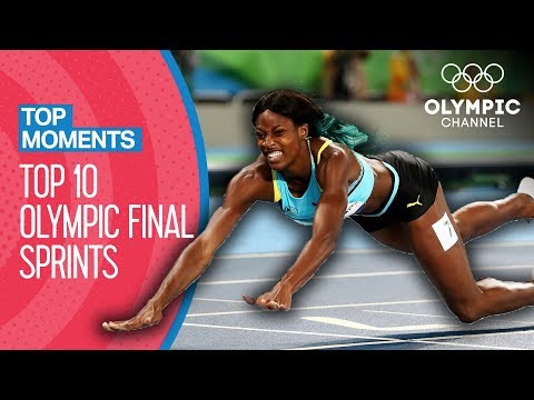 Top 10 Athletics Sprint Finishes at the Olympics | Top Moments