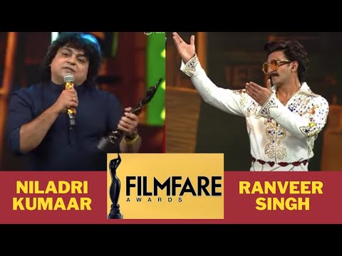 NILADRI KUMAR's heartwarming Speech | Receiving the FILMFARE AWARD | Ranveer Singh SPECIAL MESSAGE