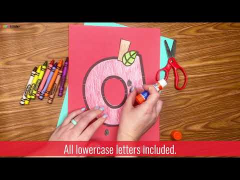 Alphabet Crafts from A to Z | Lowercase Letters