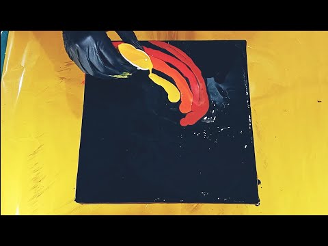 Acrylic painting| Acrylic Flow art| Relaxing artwork| Acrylic pouring art| Easy art