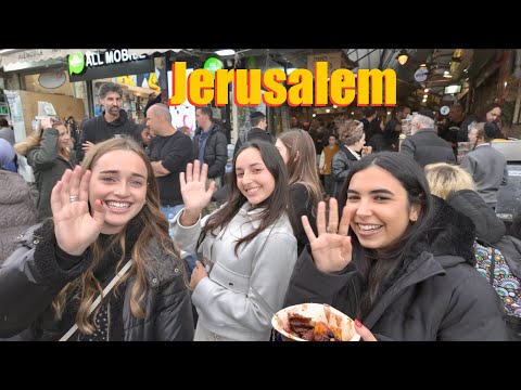 Friday in Jerusalem! The Mahane Yehuda market is as full of life as always