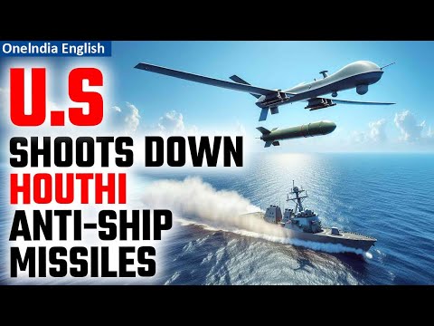 U.S shoots down 2 anti-ship ballistic missiles launched by Houthis in Red Sea | Oneindia News