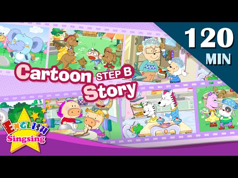 What's that?+More Kids Cartoon story step B | Learn English | Collection of Easy conversation