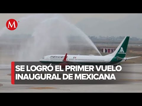 Llega a Tulum el vuelo inaugural de Mexicana de Aviaci&oacute;n tras escala en M&eacute;rida