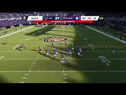 Madden 23 Texans vs Ravens