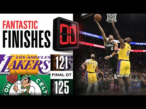 WILD ENDING In Final Minutes of Celtics vs Lakers | January 28, 2023