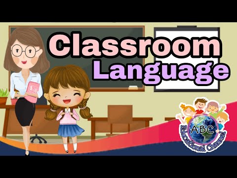 Classroom Language|Vocabulary For Kids|Educational Channel|ESL