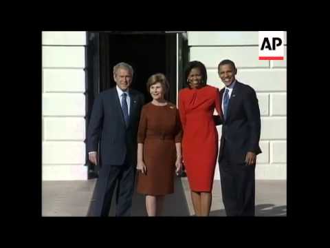 US President-elect meets Bush at the White House