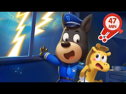 Thunderstorm, Go Away! | Outdoor Safety Tips | Kids Cartoon | Police Rescue | Sheriff Labrador