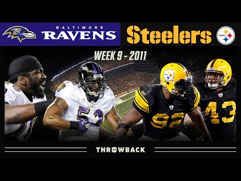 ELITE Rivalry Matchup to Decide 1st Place! (Ravens vs. Steelers 2011, Week 9)