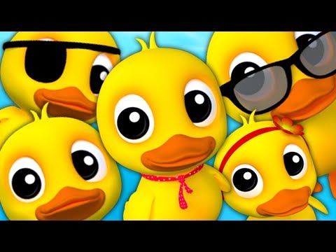 f&uuml;nf kleine Enten | Enten reime | deutsche Reime | Kinderreime | Five Little Ducks | Kids Rhymes