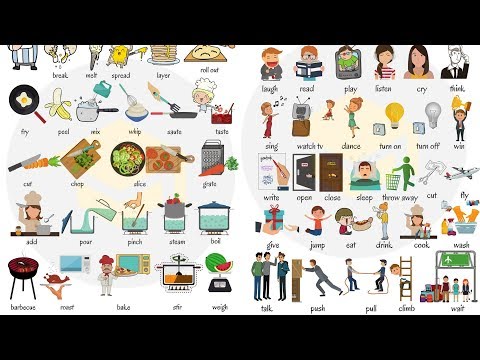 Learn 250+ Common Verbs in English in 25 Minutes