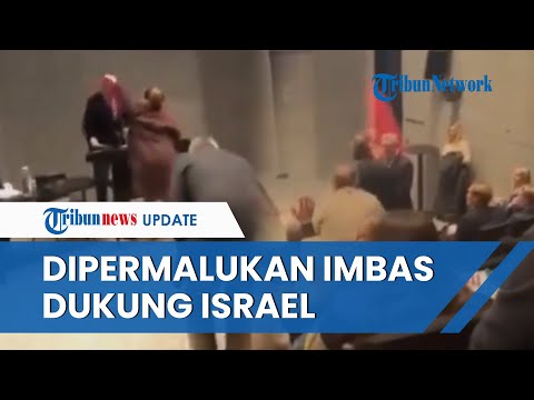 DETIK-DETIK Menlu Islandia Dipermalukan! Diguyur 'Bubuk Merah' Seorang Wanita Gegara Dukung Israel