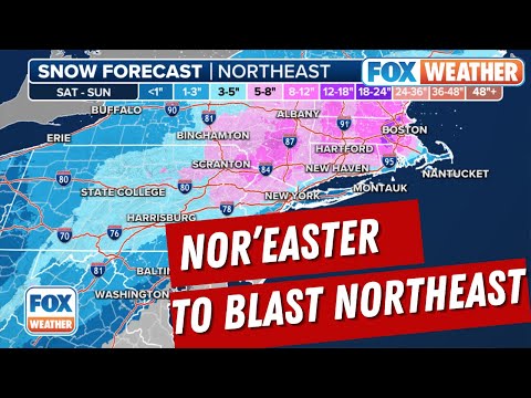 Weekend Nor&rsquo;easter Set To Wallop Millions In Northeast With Snow, Rain, Wind