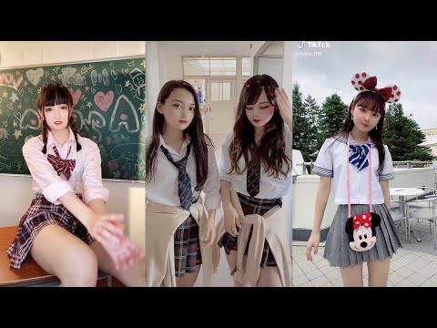 【Tik Tok Japan 】日本のティックトック学校   l Japanese High School Tik Tok 