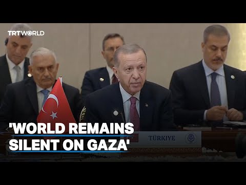 Erdogan speaks at ECO summit on Israel's attacks on Gaza