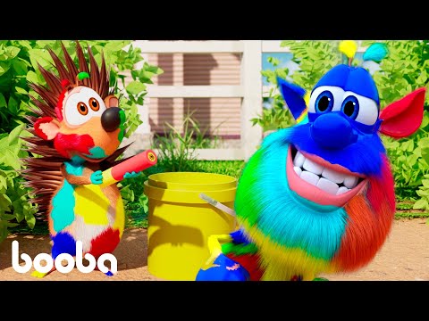 Booba 😉 Rainbow 🎨🌈 New Episode ⭐Funny episodes 💙 Moolt Kids Toons Happy Bear